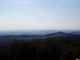 Pohled z hradu Kumburka (3km od mlýna)